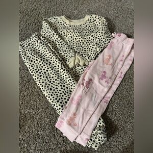 Charming Kids Polka Dot and Pink Pajama Set